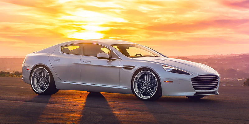 Aston Martin Rapide on Tesla - Amani Forged Wheels