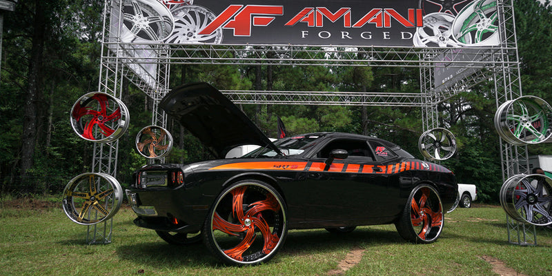 Dodge Challenger on Cervello - Amani Forged Wheels