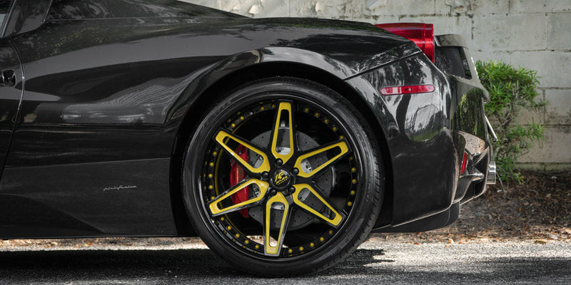 Ferrari 458 Spider on Luxen - Amani Forged Wheels