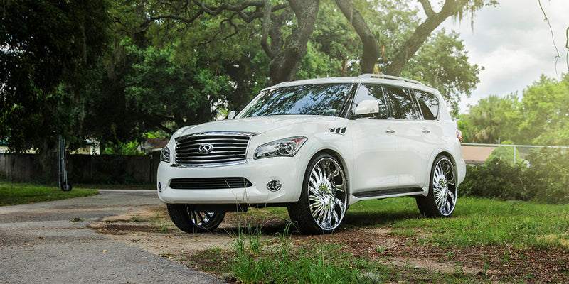 Infiniti QX56 on HNIC - Amani Forged Wheels