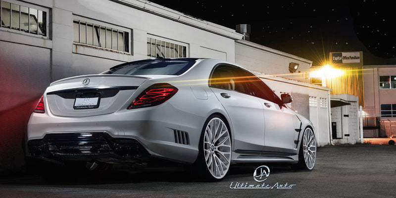 Mercedes-Benz S550 on Delano - Amani Forged Wheels